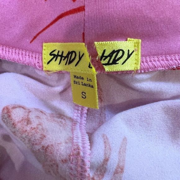 NWOT SHADY LADY Print Short Pajamas in Red Print (S/M) - Picture 7 of 9
